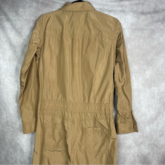 Ganni Nylon Tech Utility Suit In Neutral Brown Women's Size 36 US 4 - Picture 8 of 11